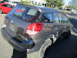 2004 TOYOTA MATRIX GRAY 1.8L MT Z15126